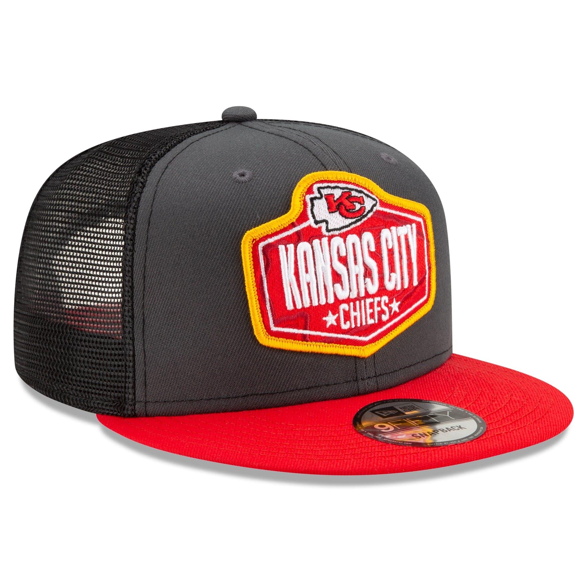 New Era Caps Kansas City Chiefs New Era 2021 NFL Draft 9FIFTY Snapback Hat - Graphite