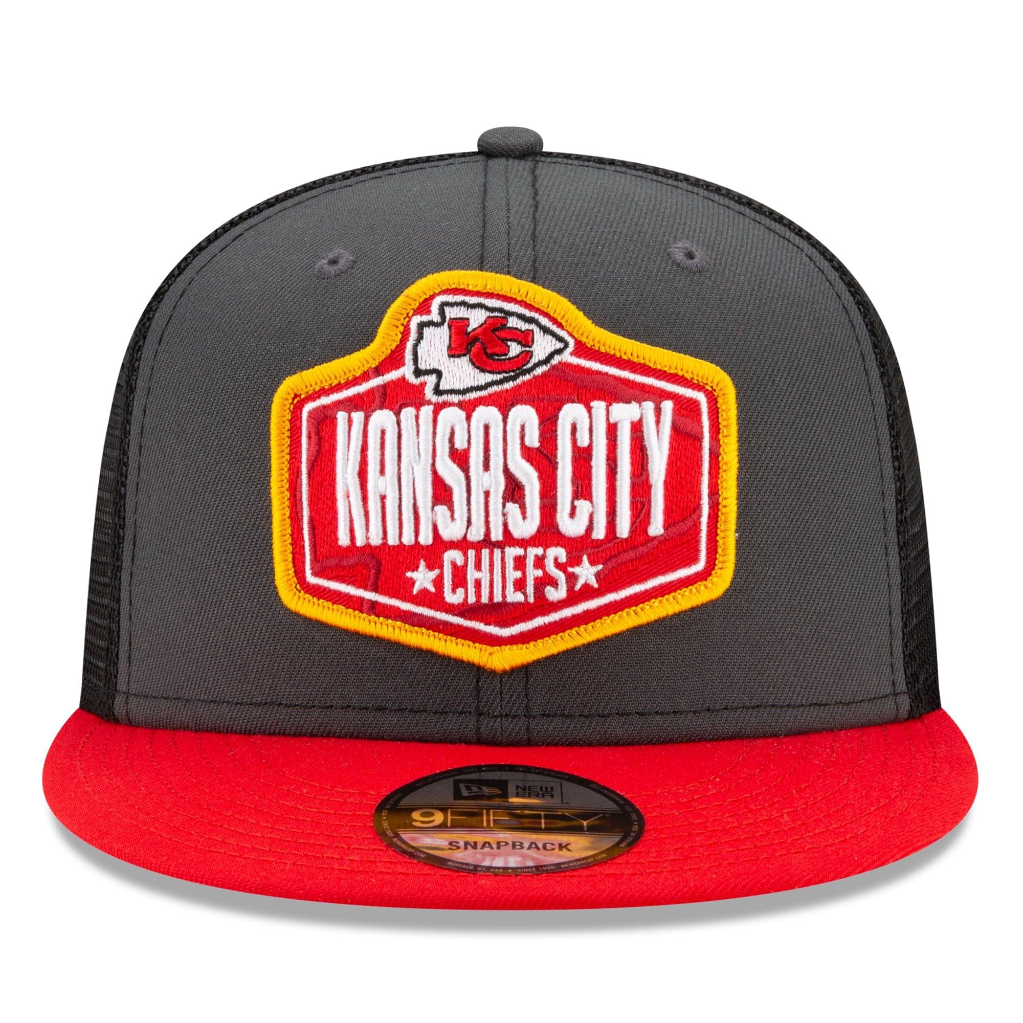 New Era Caps Kansas City Chiefs New Era 2021 NFL Draft 9FIFTY Snapback Hat - Graphite