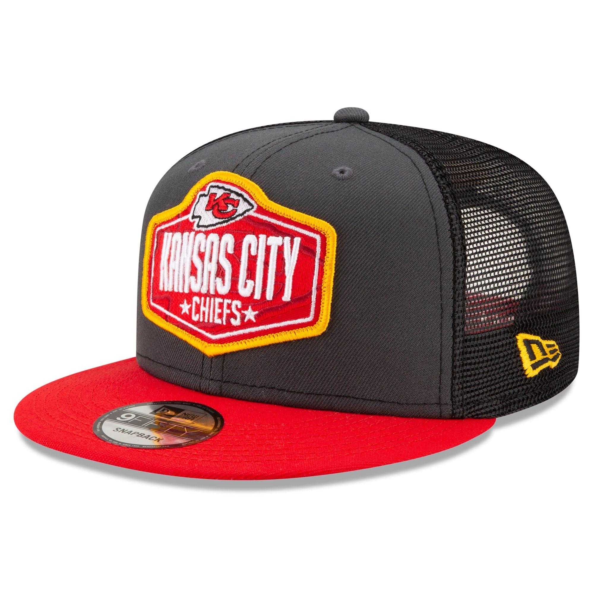 New Era Caps Kansas City Chiefs New Era 2021 NFL Draft 9FIFTY Snapback Hat - Graphite