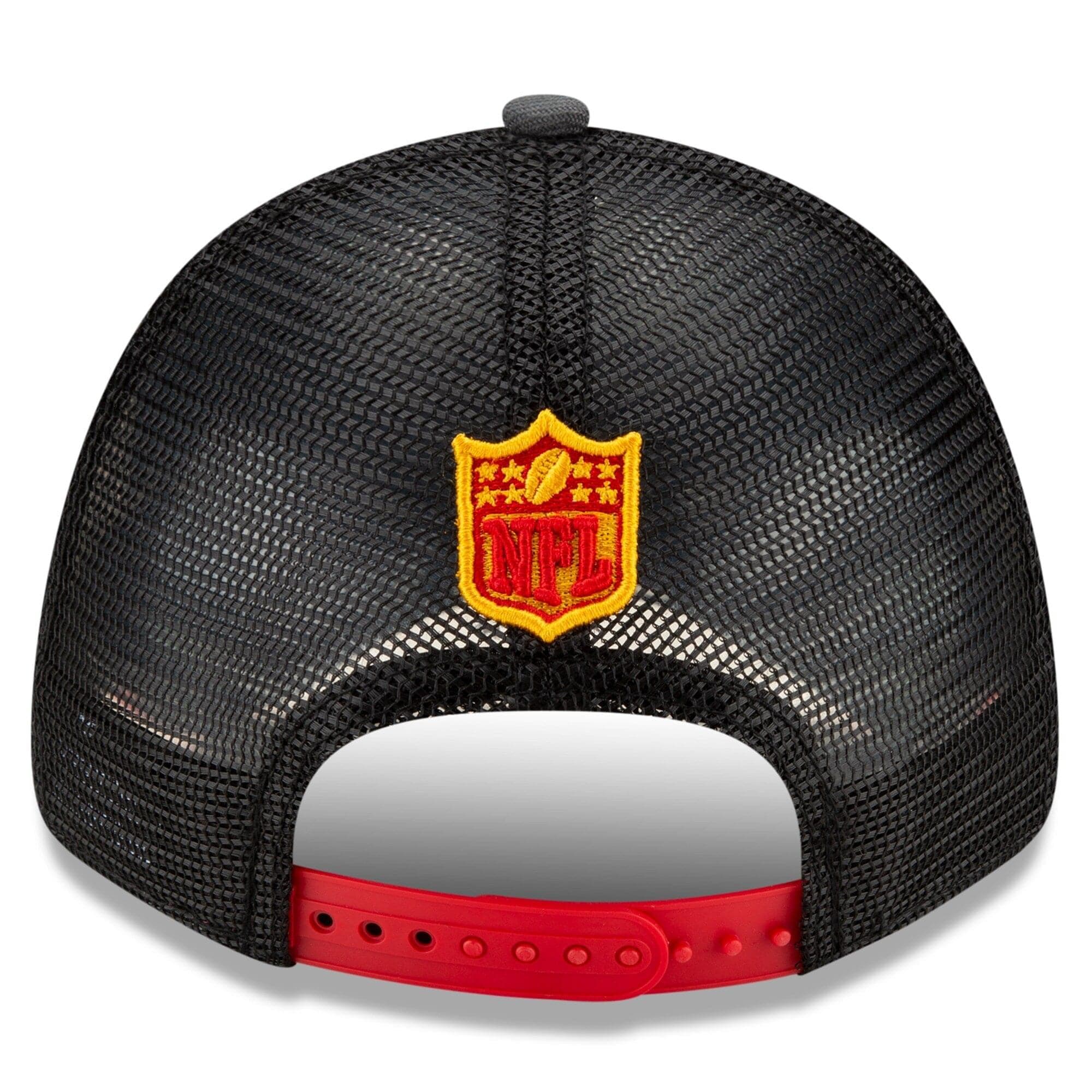New Era Caps Kansas City Chiefs New Era 2021 NFL Draft 9FORTY Snapback Curve Hat - Graphite