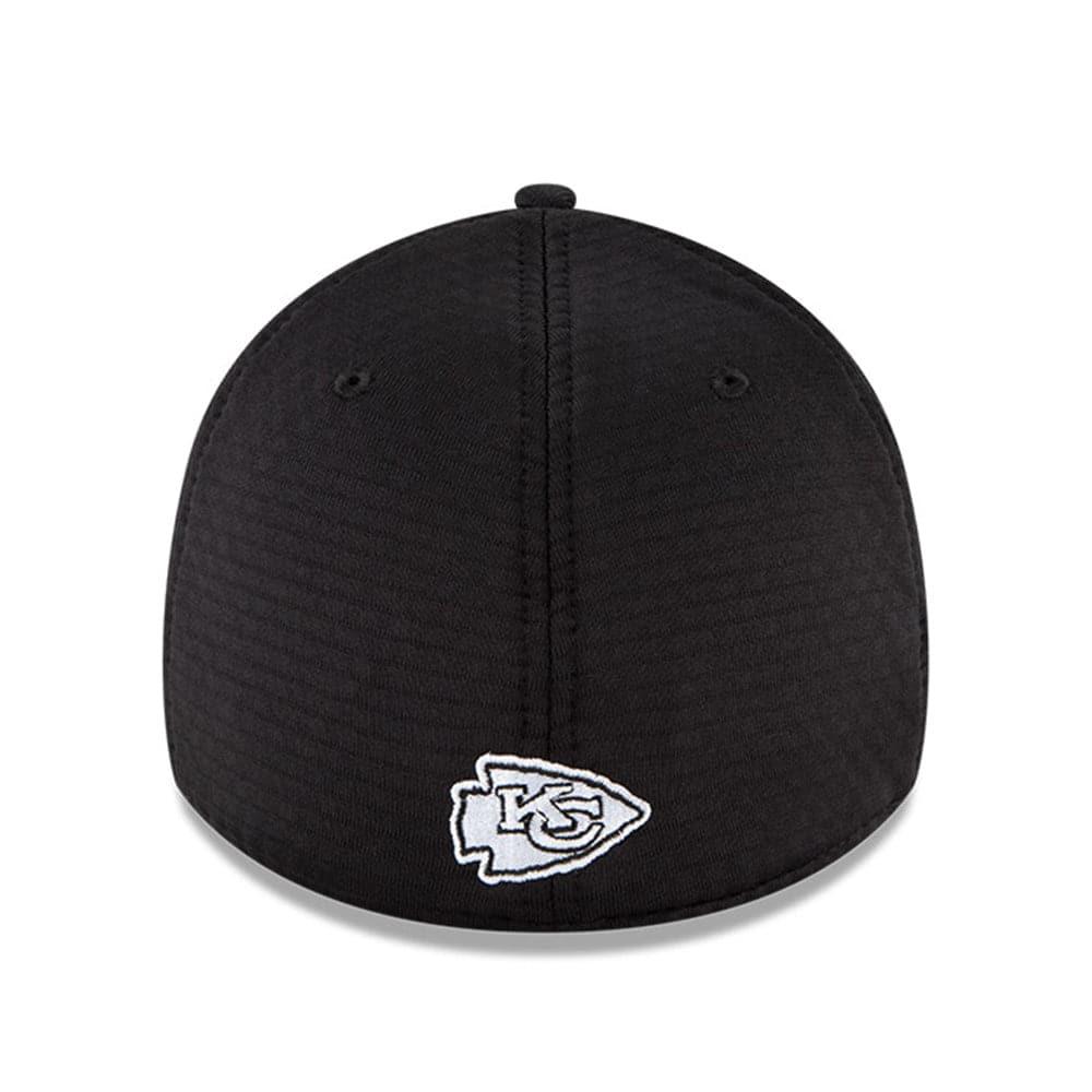 New Era Caps Kansas City Chiefs New Era NFL 2020 Summer Sideline 39THIRTY Flex Fit Curve Hat - Black