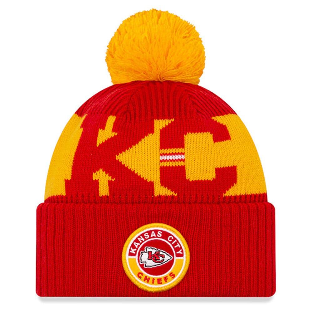 New Era Beanies Kansas City Chiefs New Era NFL 2020 Team Colour Sideline Knit Beanie