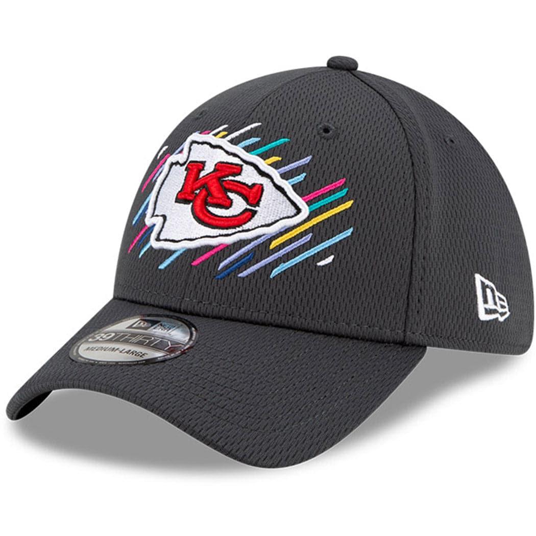New Era Caps Kansas City Chiefs New Era NFL 2021 Crucial Catch 39THIRTY Flex Fit Hat - Steel