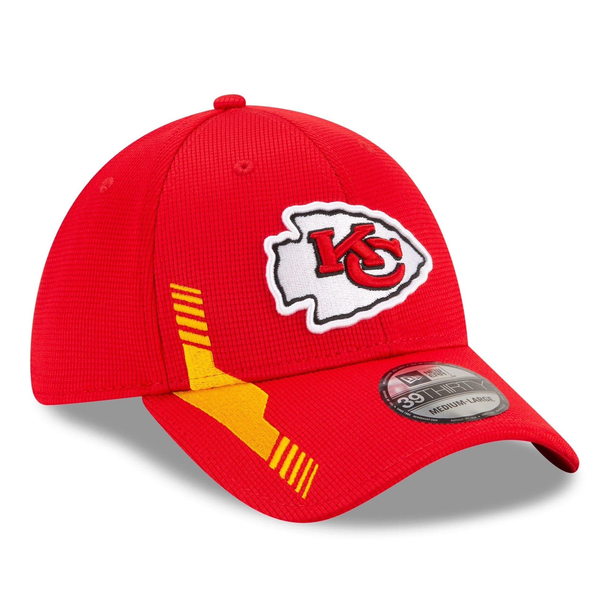 New Era Caps Kansas City Chiefs New Era NFL 2021 Sideline Home 39THIRTY Flex Fit Hat - Red