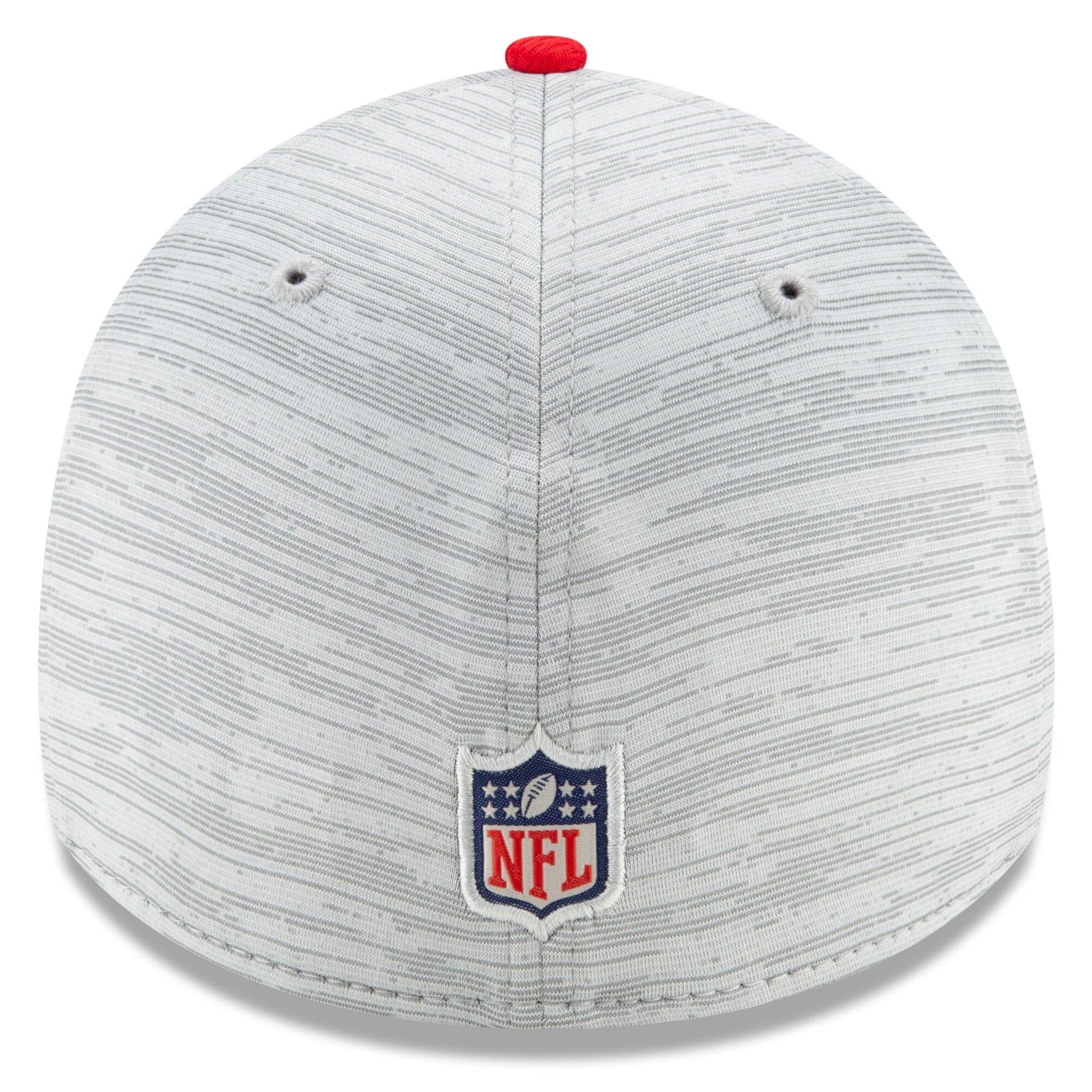 New Era Caps Kansas City Chiefs New Era NFL 2021 Training Camp 39THIRTY Flex Fit Curve Hat - Grey