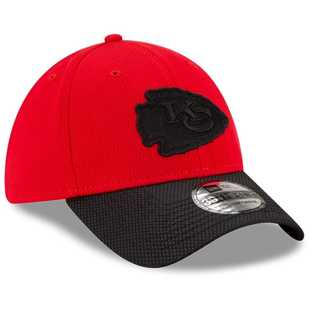 New Era Caps Kansas City Chiefs New Era NFL 21 Sideline Road 39THIRTY Flex Fit Hat - Red