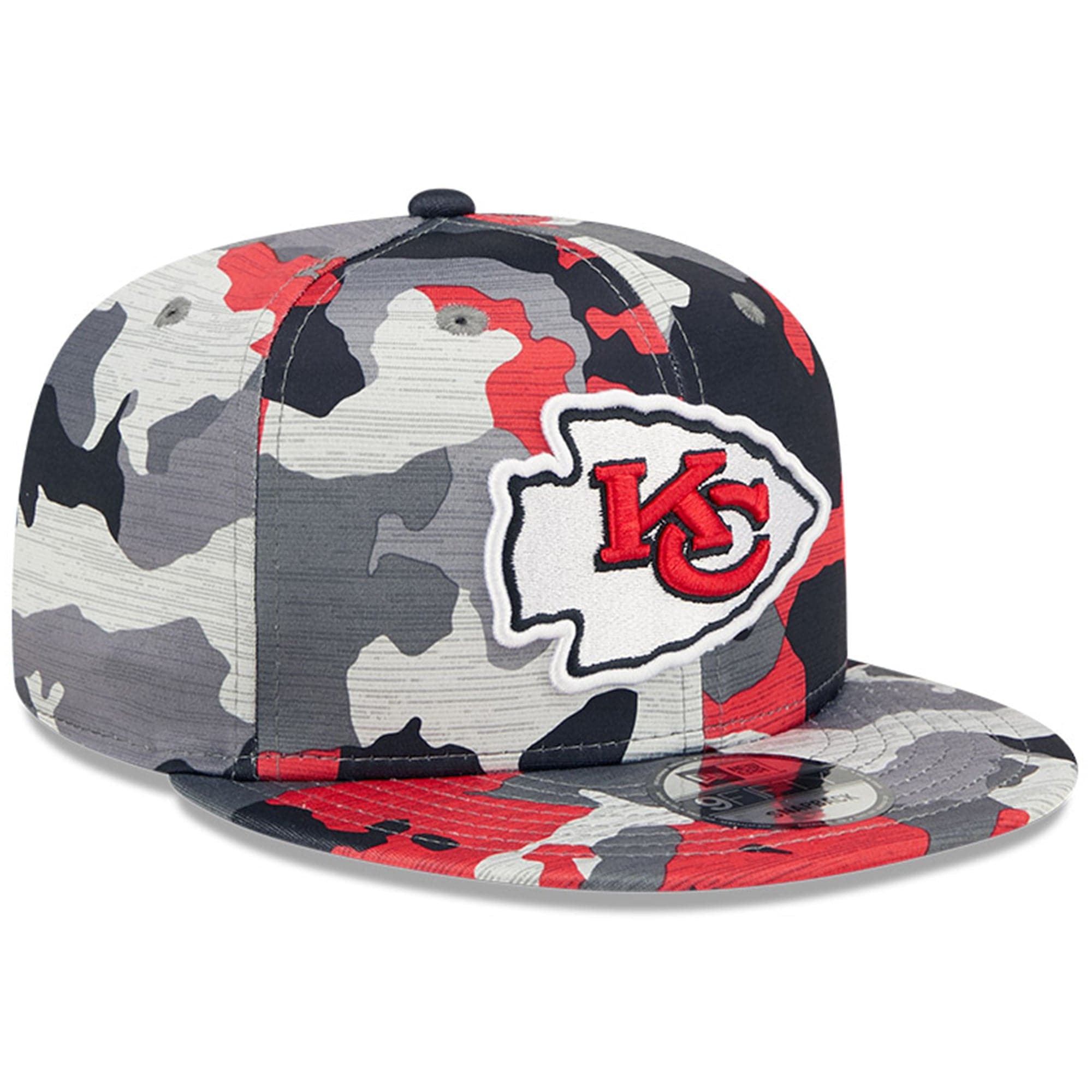 New Era Caps Kansas City Chiefs New Era NFL 22 Training Camp 9FIFTY Snapback Hat - Camo