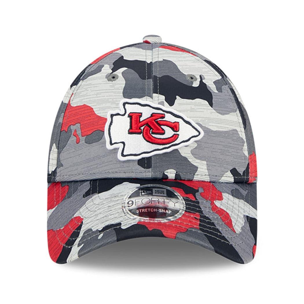 New Era Caps Kansas City Chiefs New Era NFL 22 Training Camp 9FORTY Stretch Snap Hat - Camo