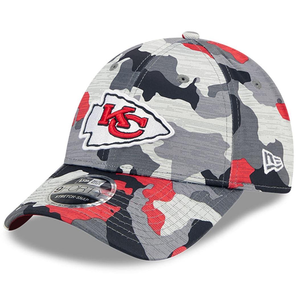 New Era Caps Kansas City Chiefs New Era NFL 22 Training Camp 9FORTY Stretch Snap Hat - Camo