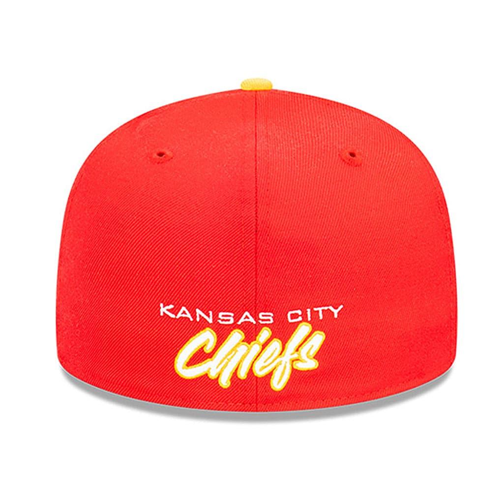 New Era Caps Kansas City Chiefs New Era NFL Back Script 59FIFTY Fitted Hat - Red