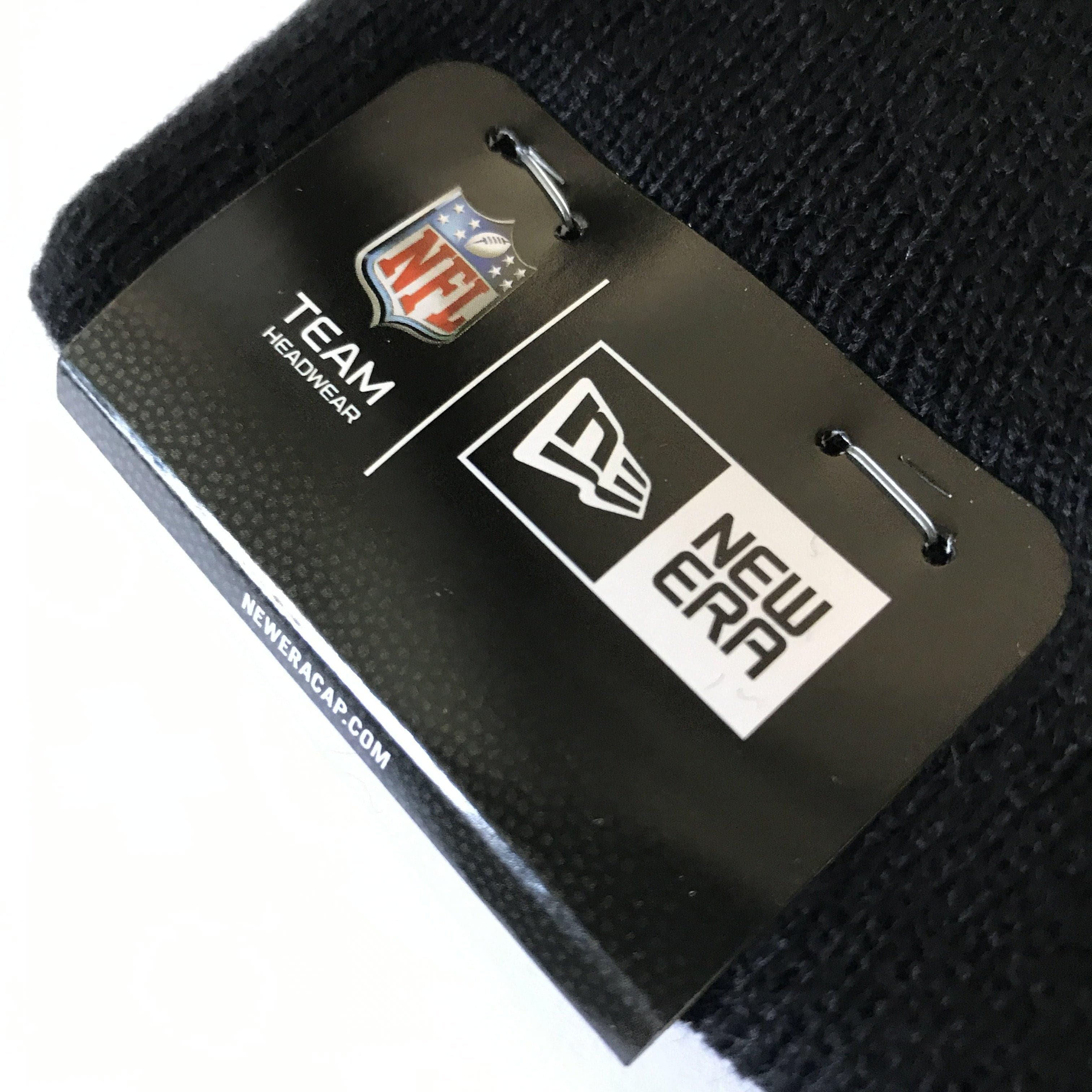 New Era Beanies Kansas City Chiefs New Era NFL Grey Stripe Knit Beanie - Black