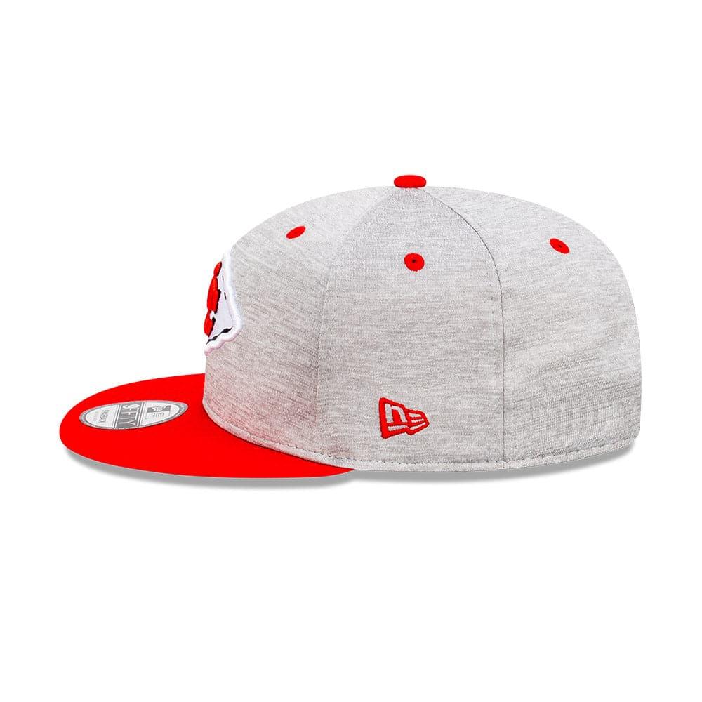 New Era Caps Adjustable M/L Kansas City Chiefs New Era NFL Shadow Tech 2 Tone 9FIFTY Snapback Hat - Grey/Red