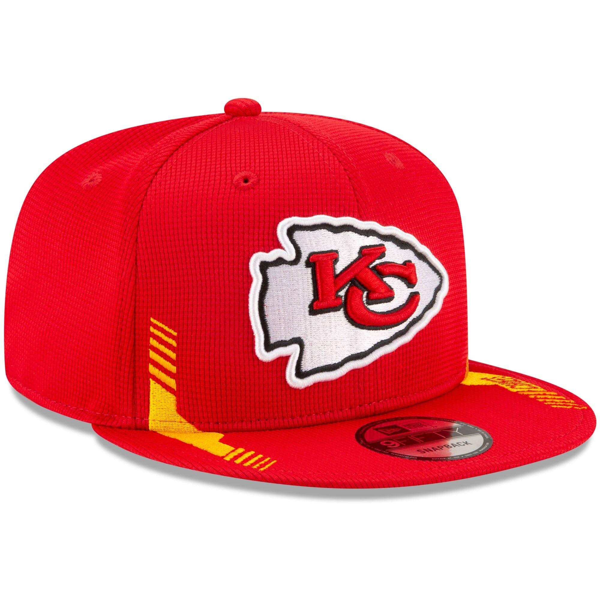 New Era Caps Kansas City Chiefs New Era NFL Sideline Home 9FIFTY Snapback Hat - Red