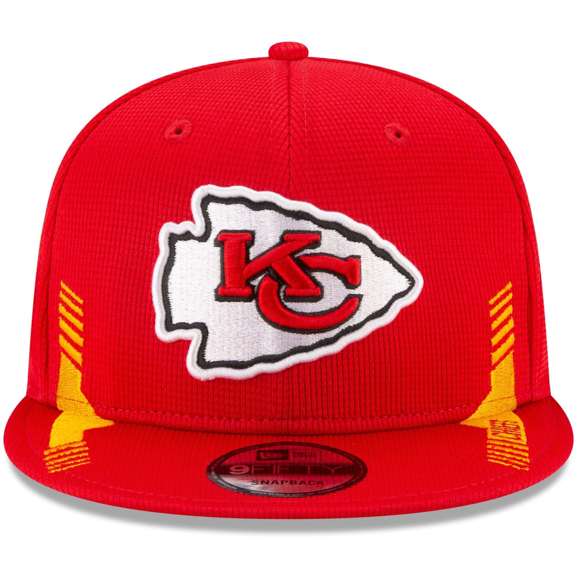 New Era Caps Kansas City Chiefs New Era NFL Sideline Home 9FIFTY Snapback Hat - Red