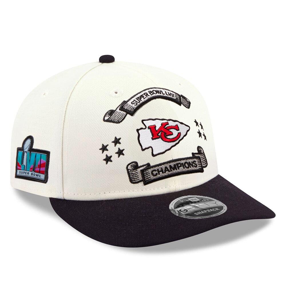 New Era Caps Kansas City Chiefs New Era NFL Super Bowl LVII Champs 9FIFTY Snapback Hat - Off White