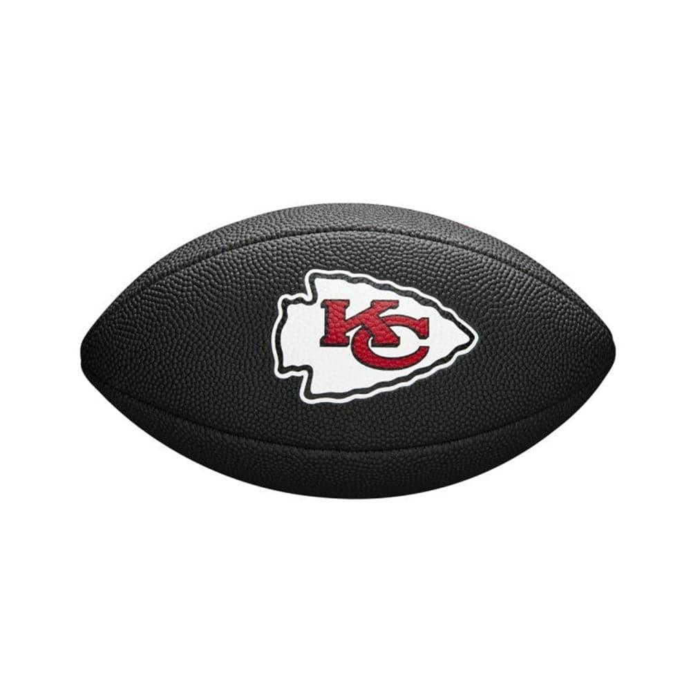 Wilson Sporting Goods Balls Kansas City Chiefs Wilson NFL Mini Size Team Football - Black