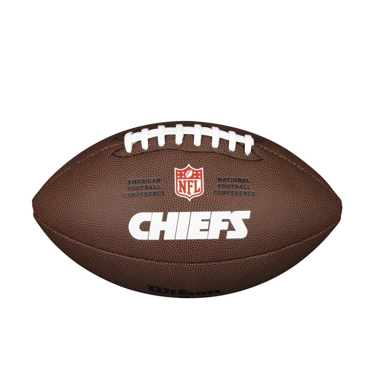 Wilson Sporting Goods Balls Kansas City Chiefs Wilson NFL Team Full Size Football - Brown