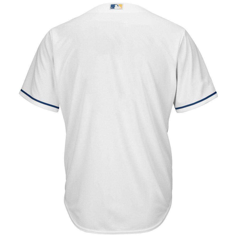 Majestic Athletic Jerseys Kansas City Royals Majestic MLB AC Cool Base Replica Jersey - White