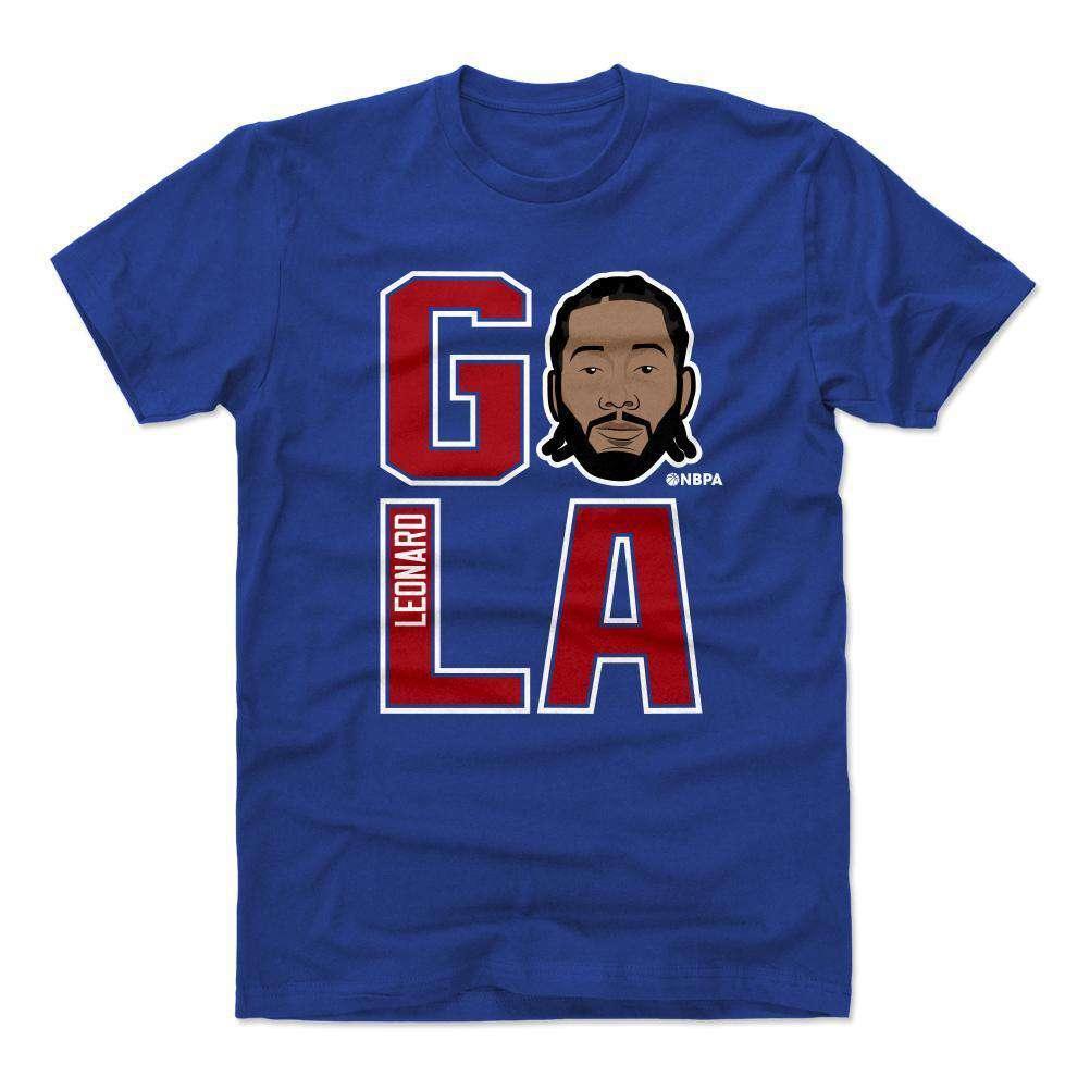 500 Level T-Shirts Kawhi Leonard Los Angeles Clippers 500 Level NBA Go LA T-Shirt - Blue