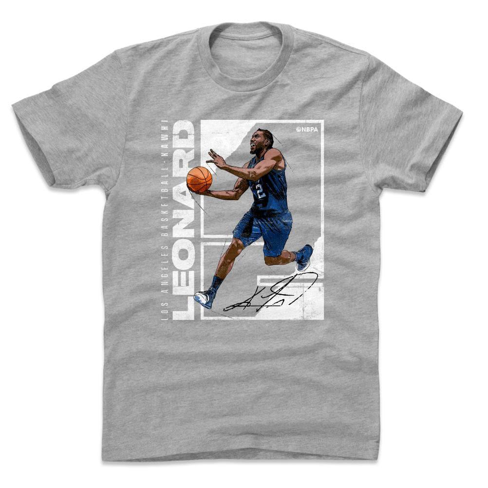 500 Level T-Shirts Kawhi Leonard Los Angeles Clippers 500 Level NBA Stretch T-Shirt - Grey