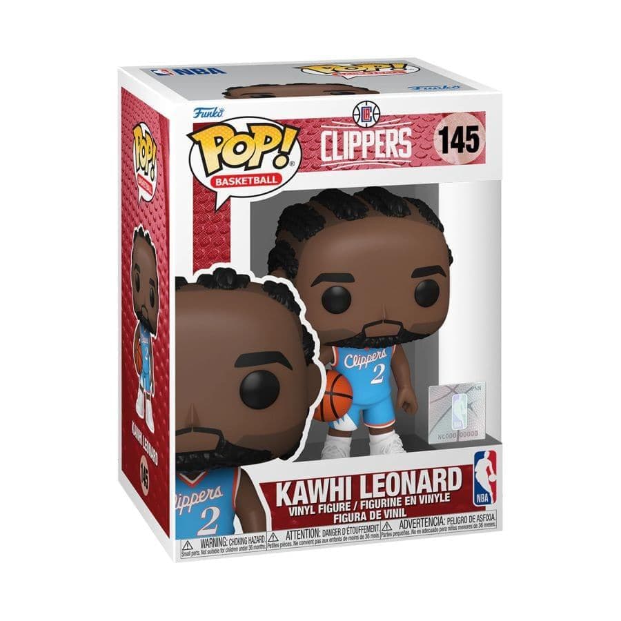 Funko Figures Kawhi Leonard Los Angeles Clippers Funko NBA City Edition Pop 3.75" Figure - Blue
