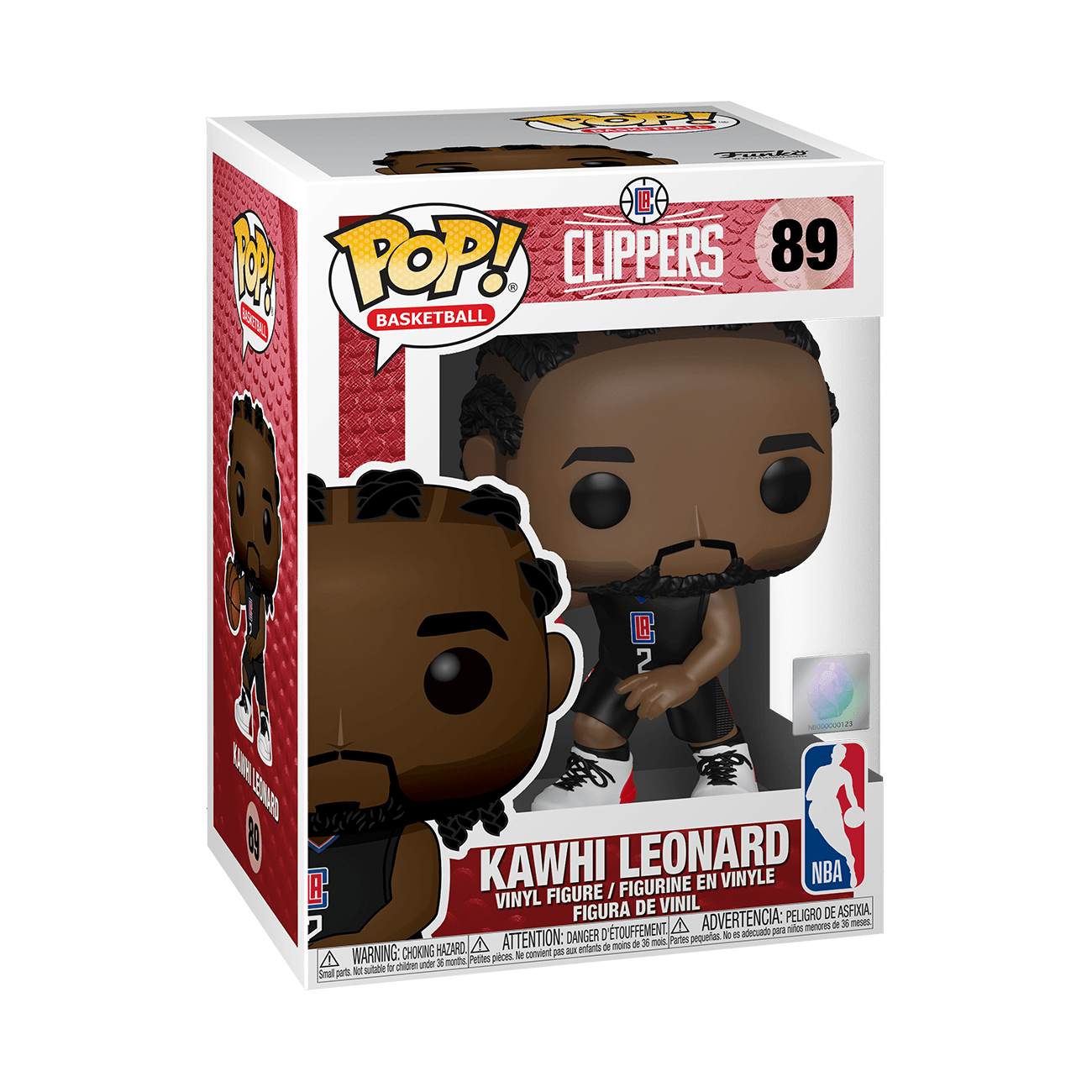 Funko Figures Kawhi Leonard Los Angeles Clippers Funko NBA Pop 3.75" Figure - Black