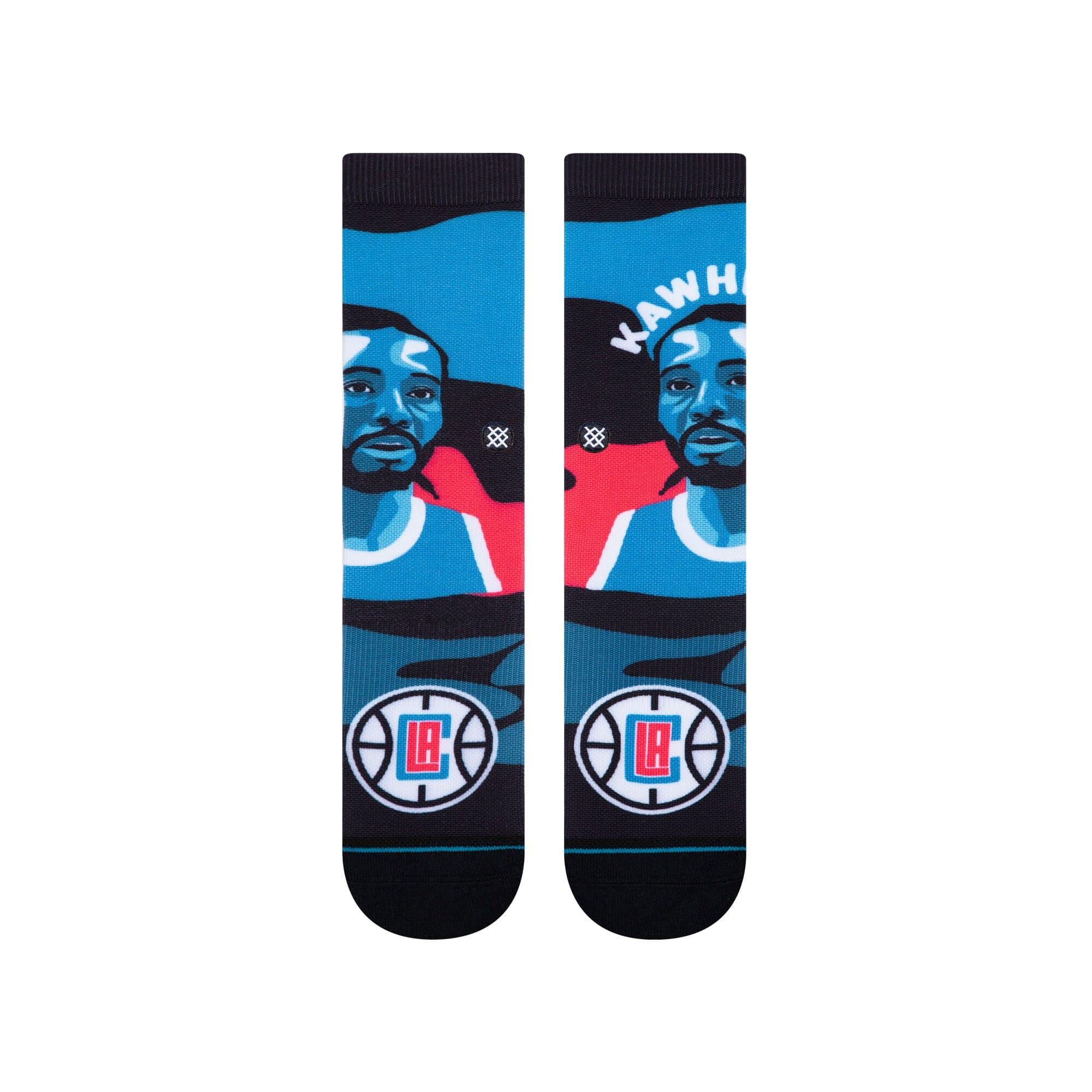 Stance Socks Kawhi Leonard Los Angeles Clippers Stance NBA Future Legends Crew Socks - Blue