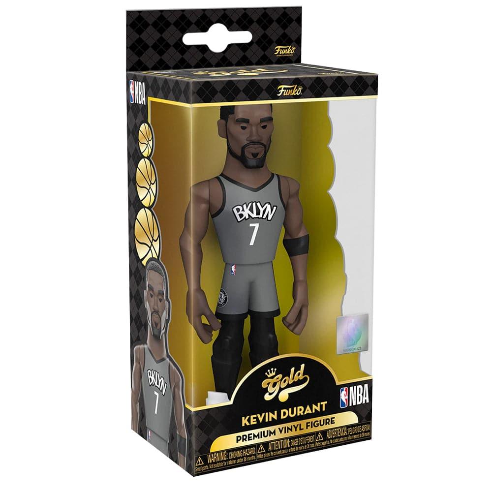 Funko Figures Kevin Durant Brooklyn Nets Funko NBA 5" Home Vinyl Gold Figure - Grey
