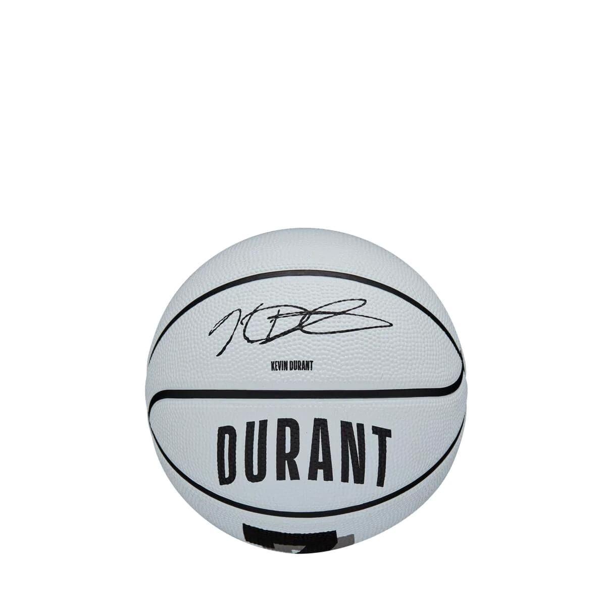 Wilson Sporting Goods Balls Kevin Durant Brooklyn Nets Wilson NBA Mini Player Basketball - Grey