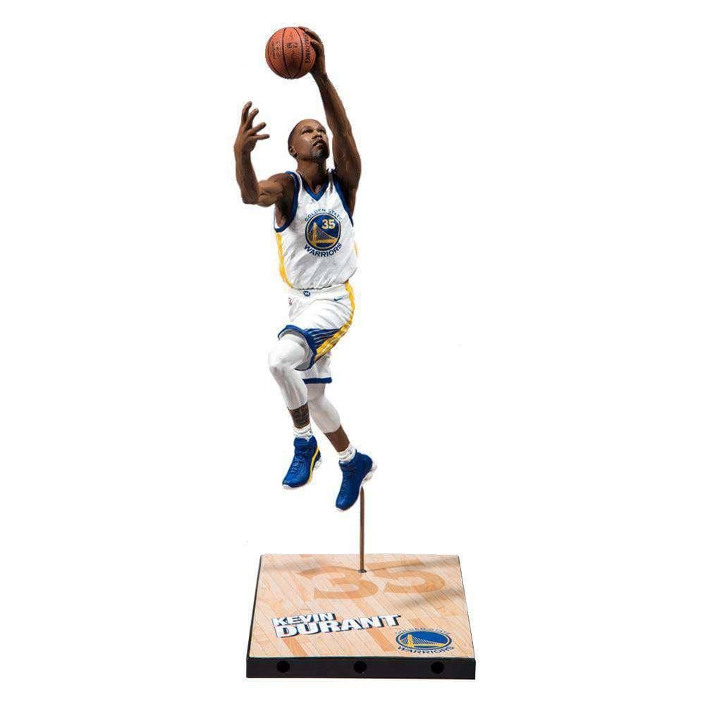 McFarlane Toys Figures Kevin Durant Golden State Warriors McFarlane NBA 2K19 Series 7" Figure - White