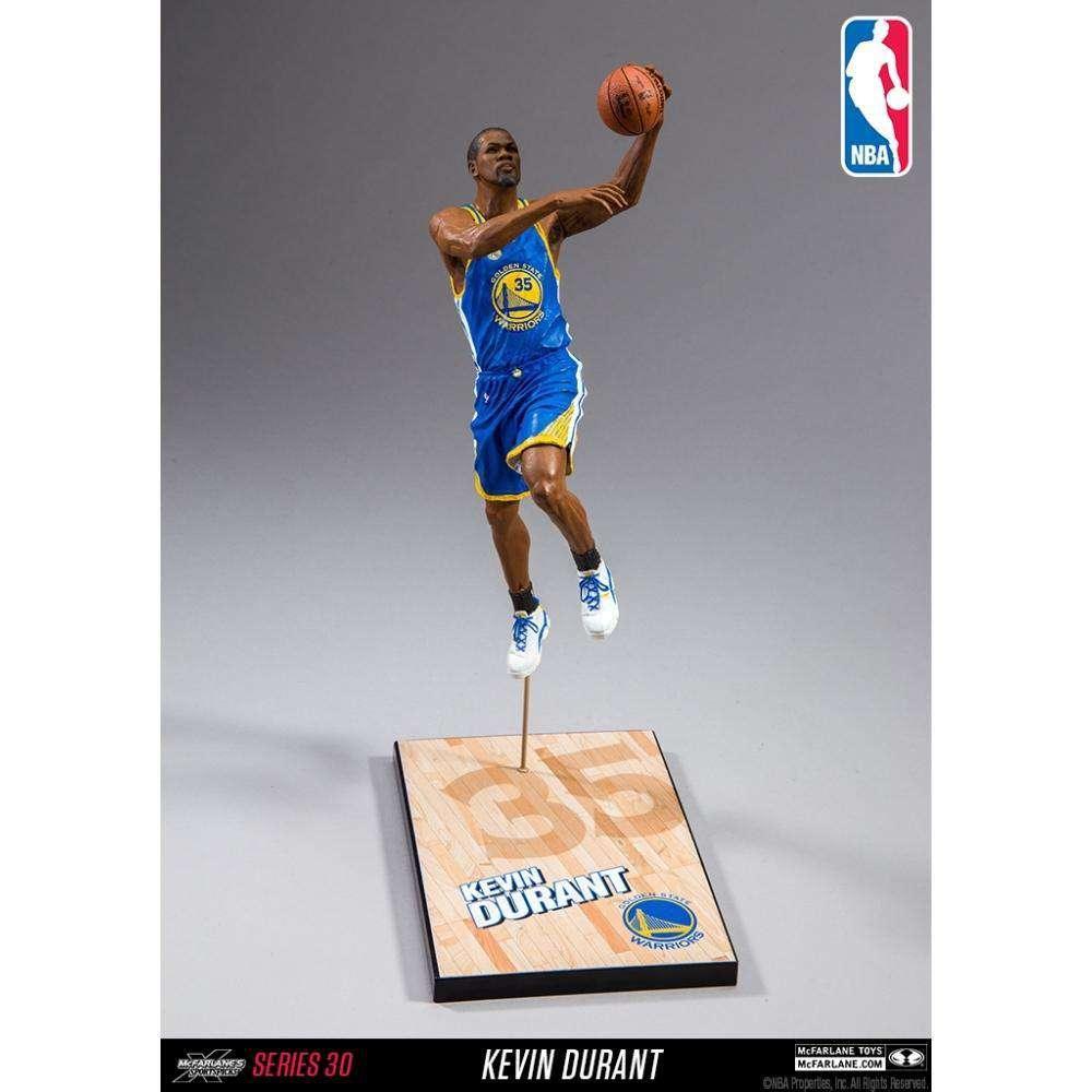 McFarlane Toys Figures Kevin Durant Golden State Warriors McFarlane NBA Series 30 7" Figure - Blue