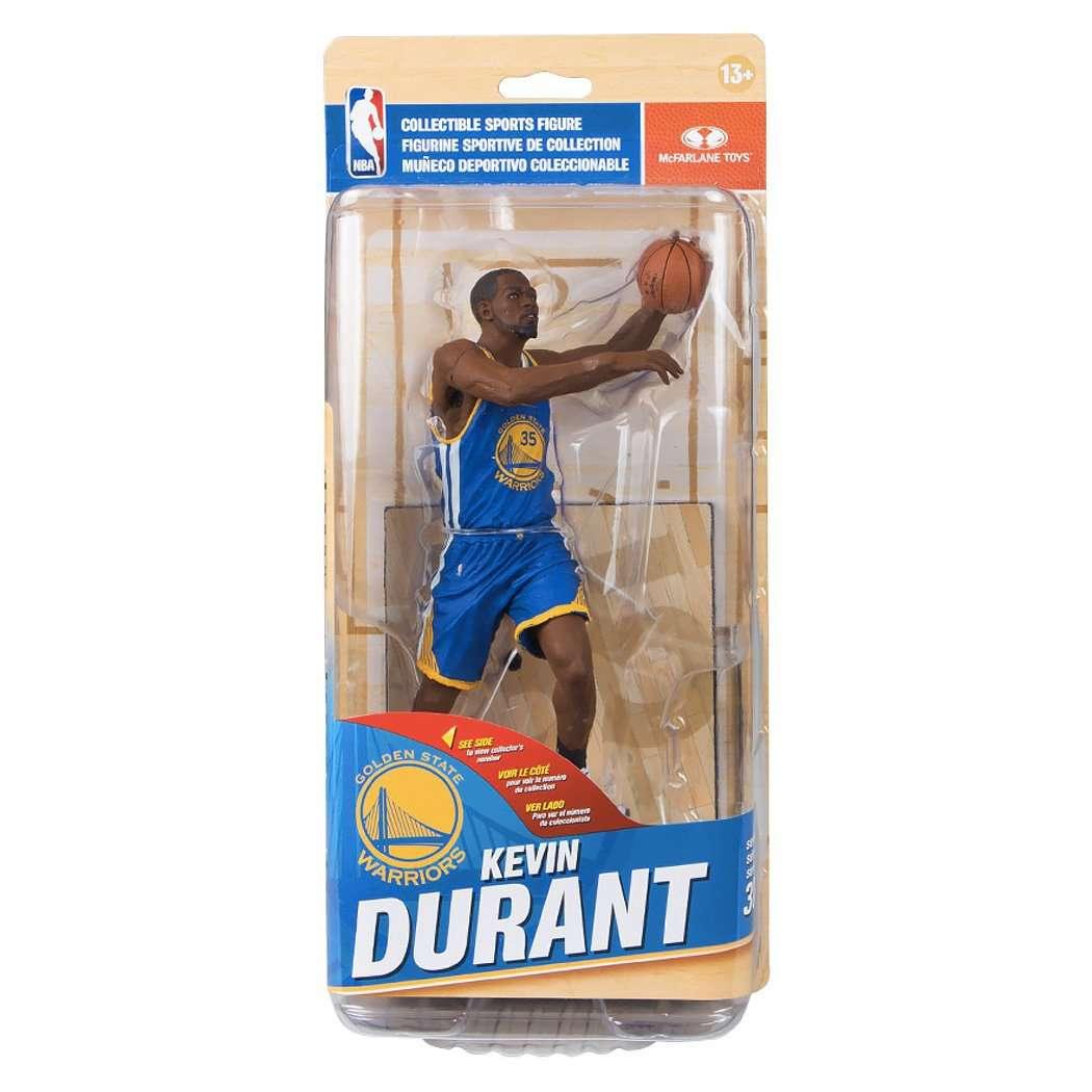 McFarlane Toys Figures Kevin Durant Golden State Warriors McFarlane NBA Series 30 7" Figure - Blue