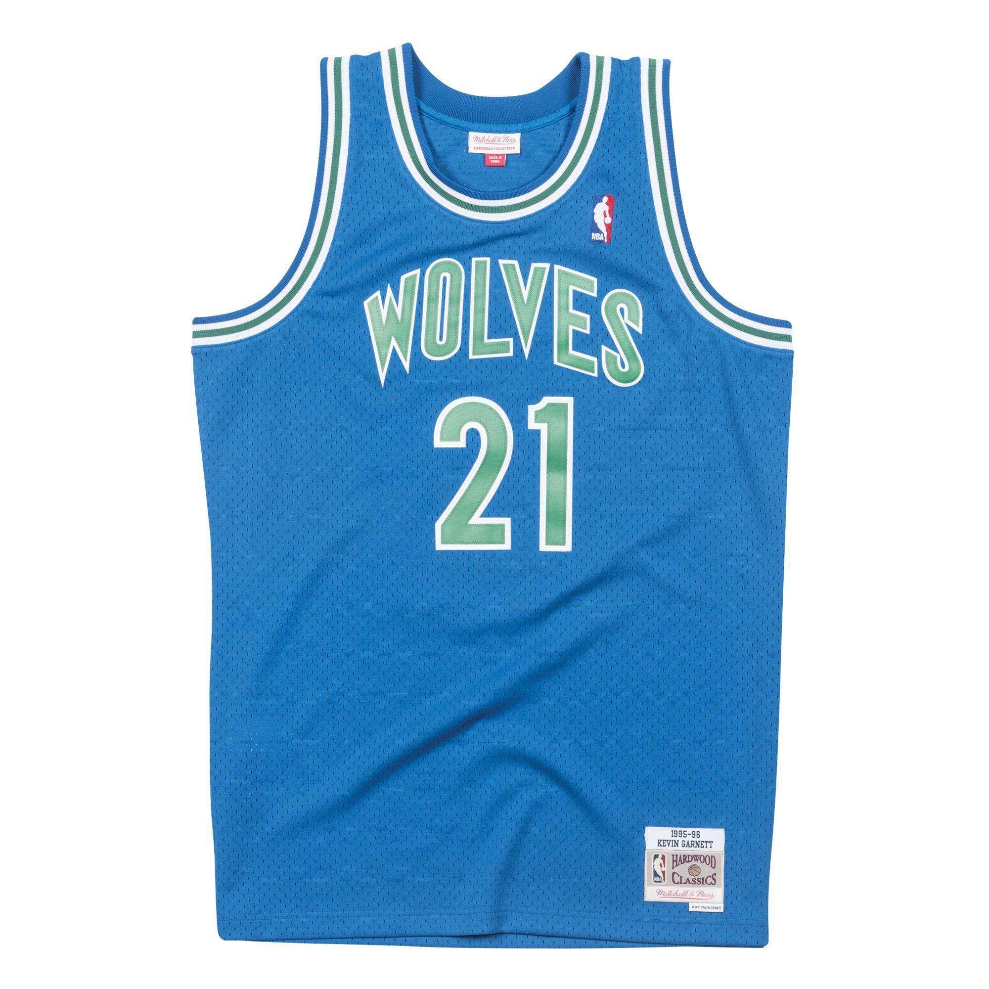 Mitchell And Ness Jerseys Kevin Garnett Minnesota Timberwolves Mitchell & Ness NBA Swingman Jersey - Blue