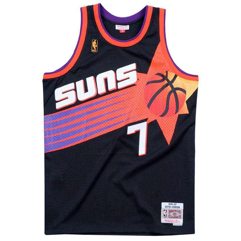 Mitchell And Ness Jerseys M Kevin Johnson Phoenix Suns Mitchell & Ness NBA HWC Swingman Jersey - Black