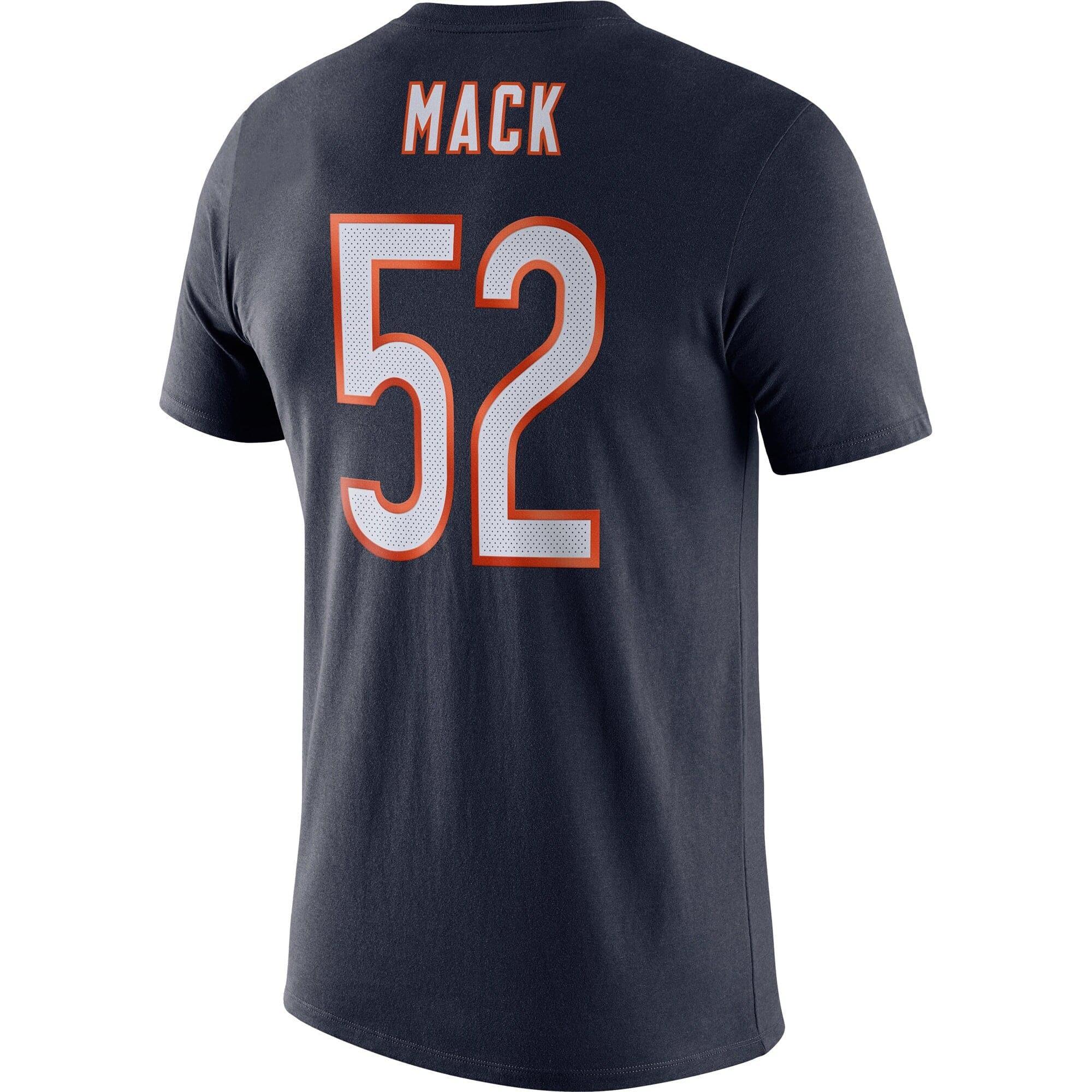 Nike T-Shirts Khalil Mack Chicago Bears Nike NFL Player Essential T-Shirt - Navy