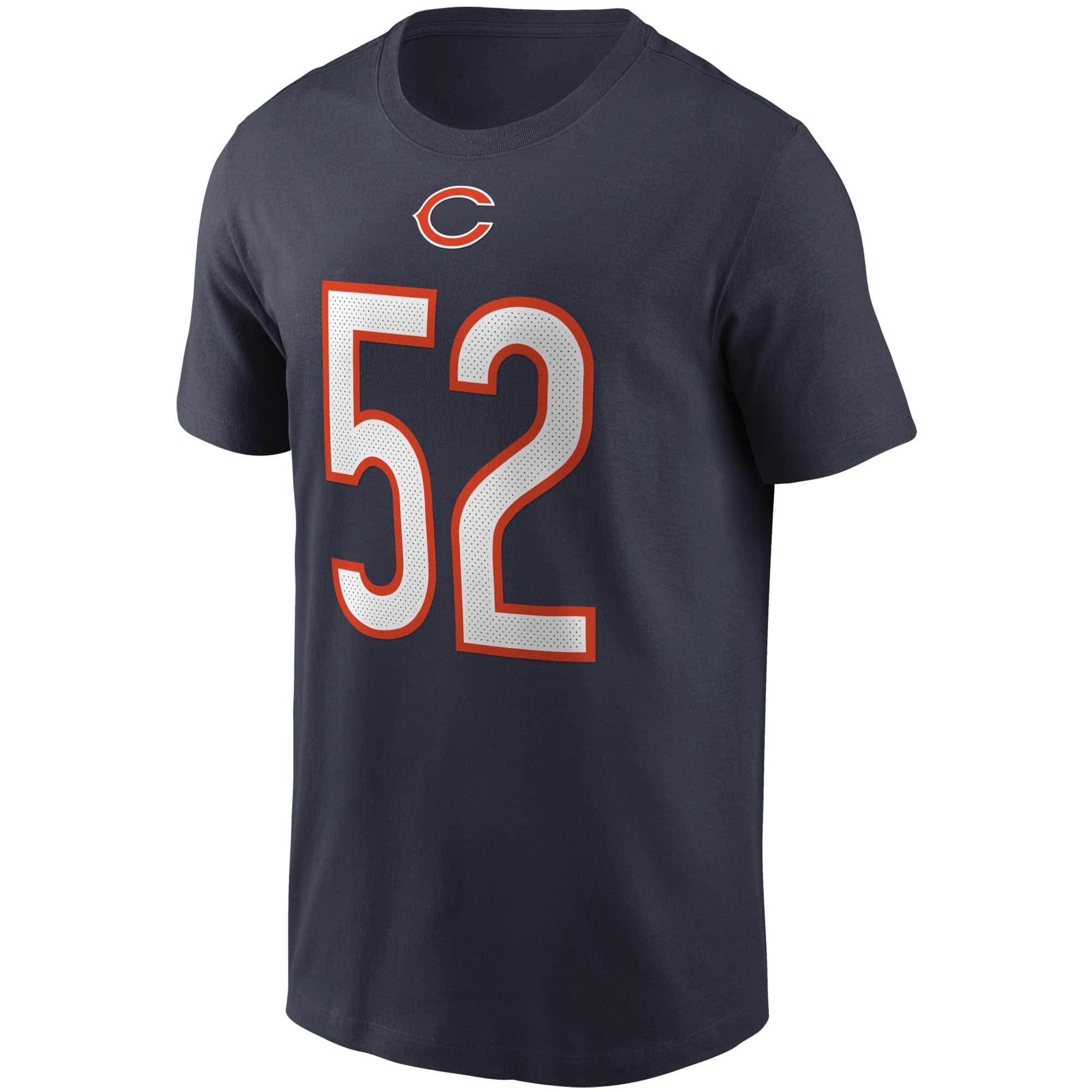 Nike T-Shirts Khalil Mack Chicago Bears Nike NFL Player Essential T-Shirt - Navy