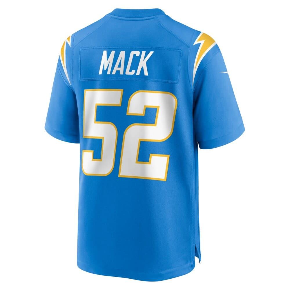 Nike Jerseys Khalil Mack Los Angeles Chargers Nike NFL Game Jersey - Blue