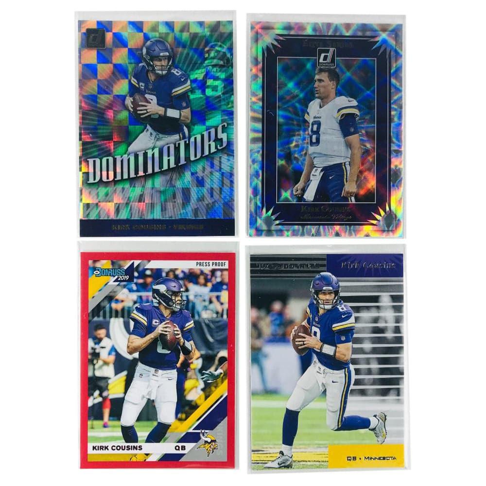 Panini Cards Kirk Cousins Minnesota Vikings 2019 Panini NFL 4 Insert Card Set