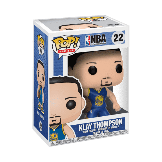 Funko Figures Klay Thompson Golden State Warriors Funko NBA Pop 3.75" Figure - Blue