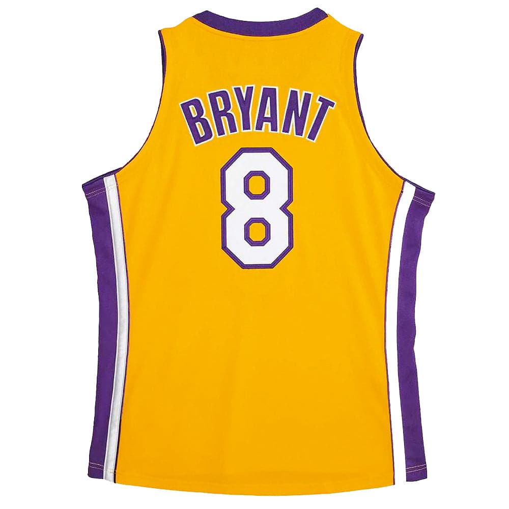 Mitchell And Ness Jerseys Kobe Bryant Los Angeles Lakers Mitchell & Ness NBA 00-01 Home Authentic Jersey - Yellow