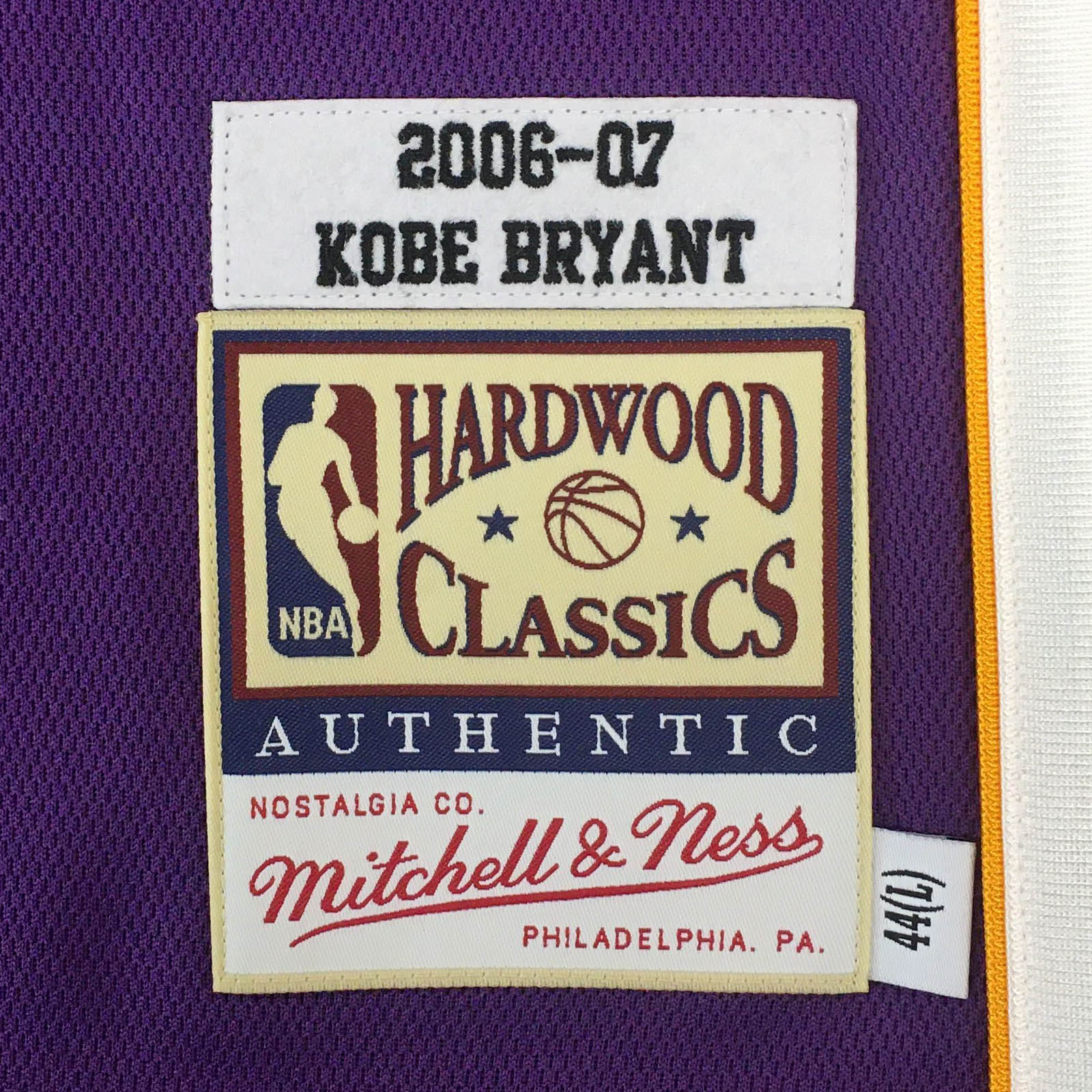 Mitchell And Ness Jerseys Kobe Bryant Los Angeles Lakers Mitchell & Ness NBA 06-07 Road Authentic Jersey - Purple