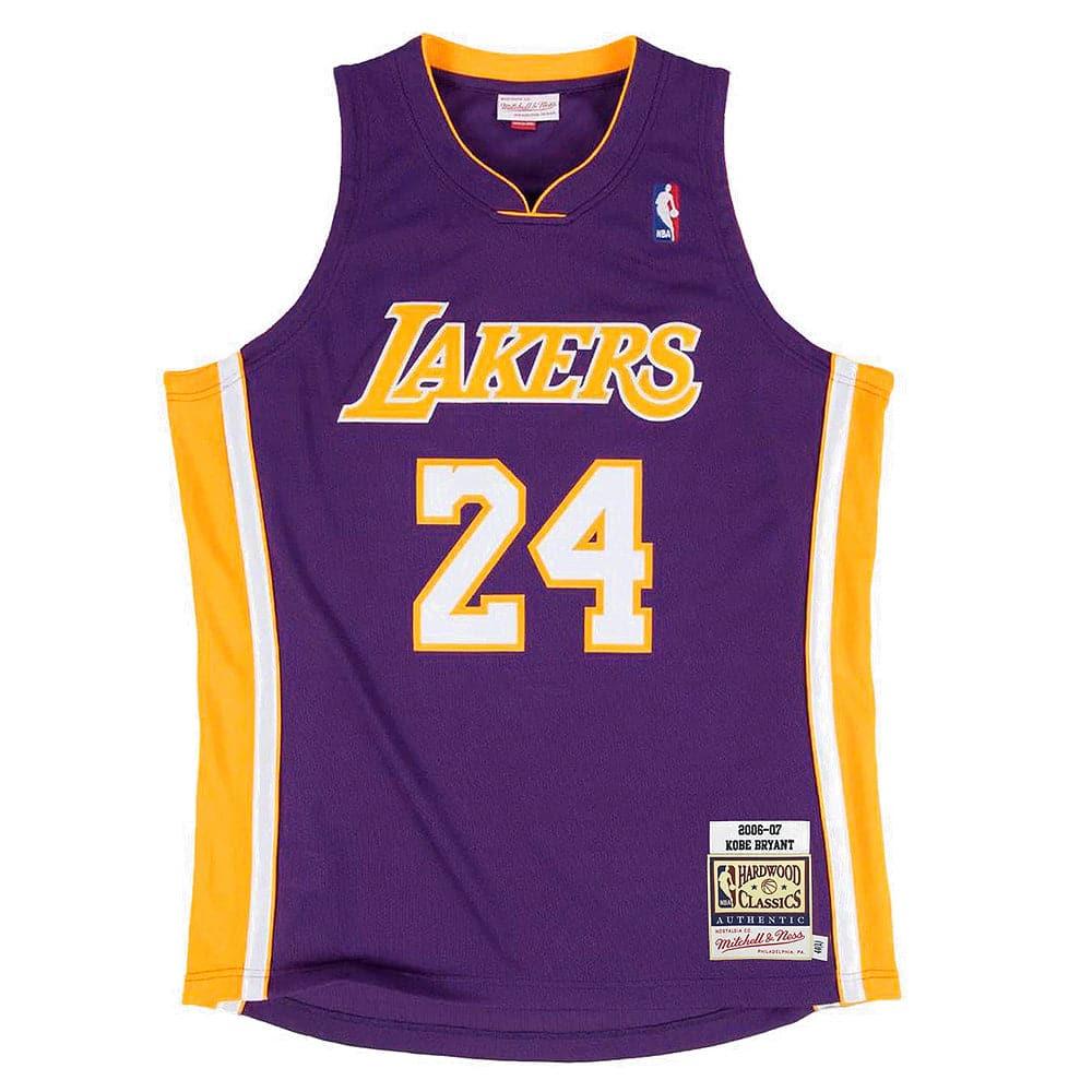 Mitchell And Ness Jerseys Kobe Bryant Los Angeles Lakers Mitchell & Ness NBA 06-07 Road Authentic Jersey - Purple