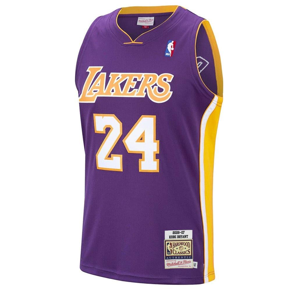 Mitchell And Ness Jerseys Kobe Bryant Los Angeles Lakers Mitchell & Ness NBA 06-07 Road Authentic Jersey - Purple