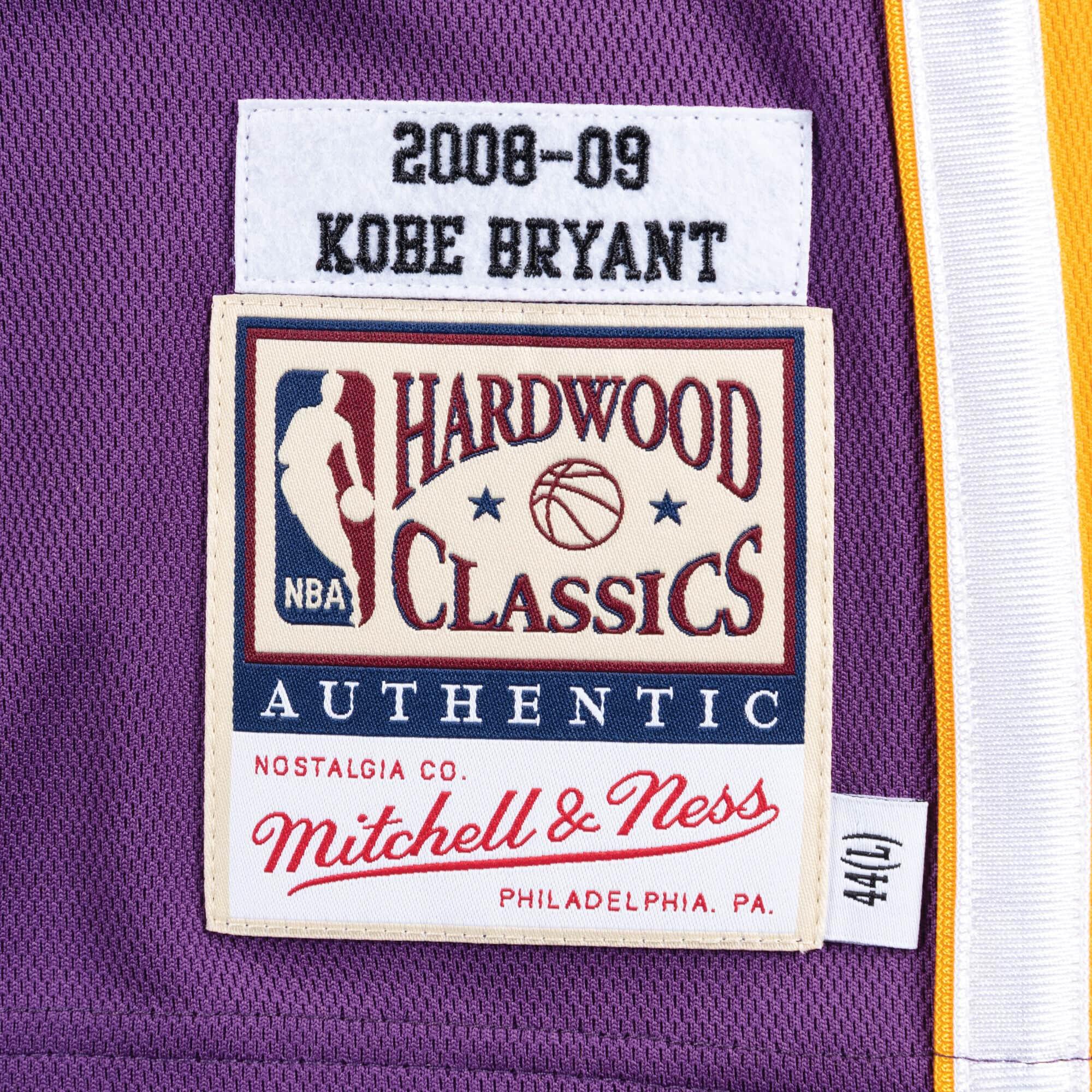 Mitchell And Ness Jerseys Kobe Bryant Los Angeles Lakers Mitchell & Ness NBA 08-09 Finals Authentic Jersey - Purple