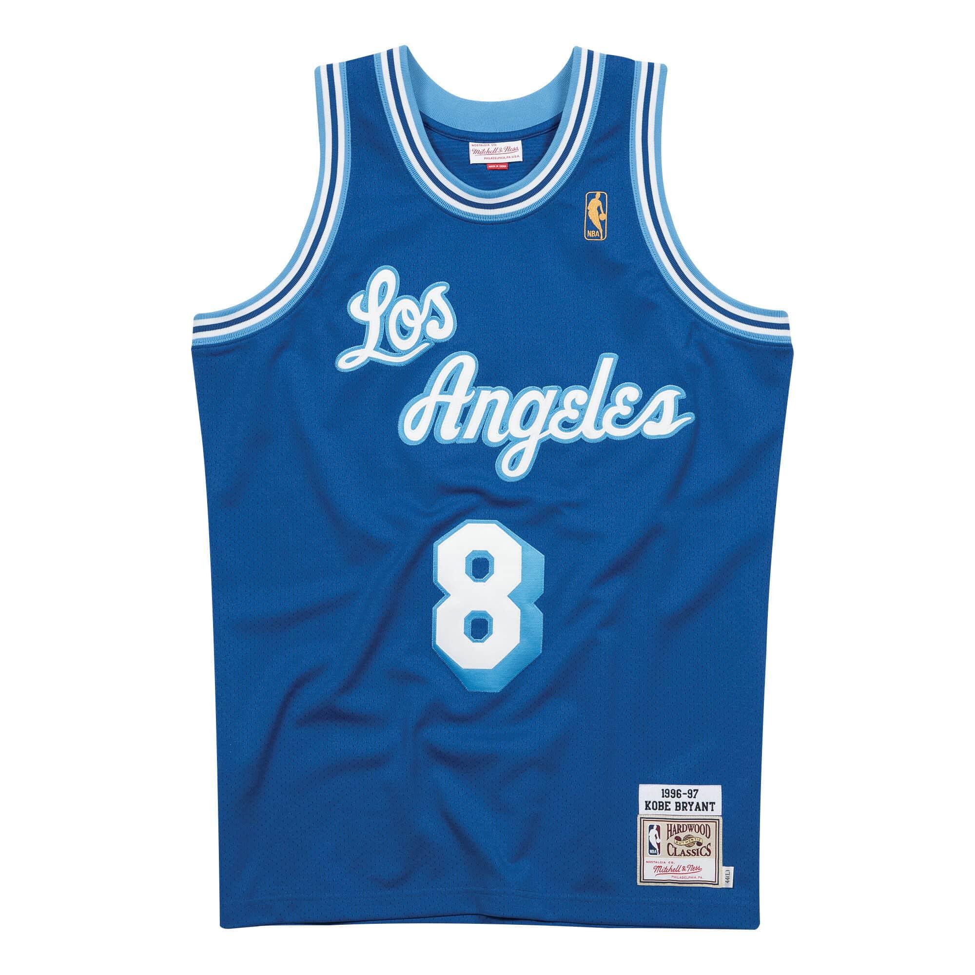 Mitchell And Ness Jerseys Kobe Bryant Los Angeles Lakers Mitchell & Ness NBA 96-97 Alt Authentic Jersey - Blue