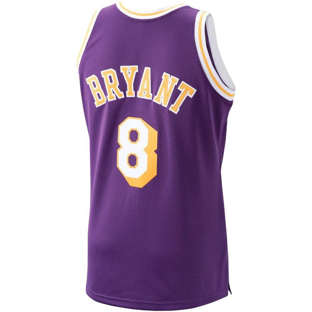 Mitchell And Ness Jerseys Kobe Bryant Los Angeles Lakers Mitchell & Ness NBA 96-97 Road Authentic Jersey - Purple