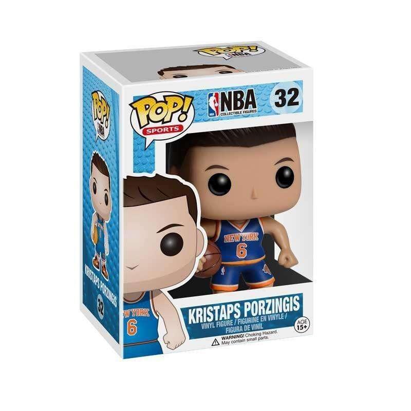 Funko Figures Kristaps Porzingis New York Knicks Funko NBA Pop 3.75" Figure - Blue