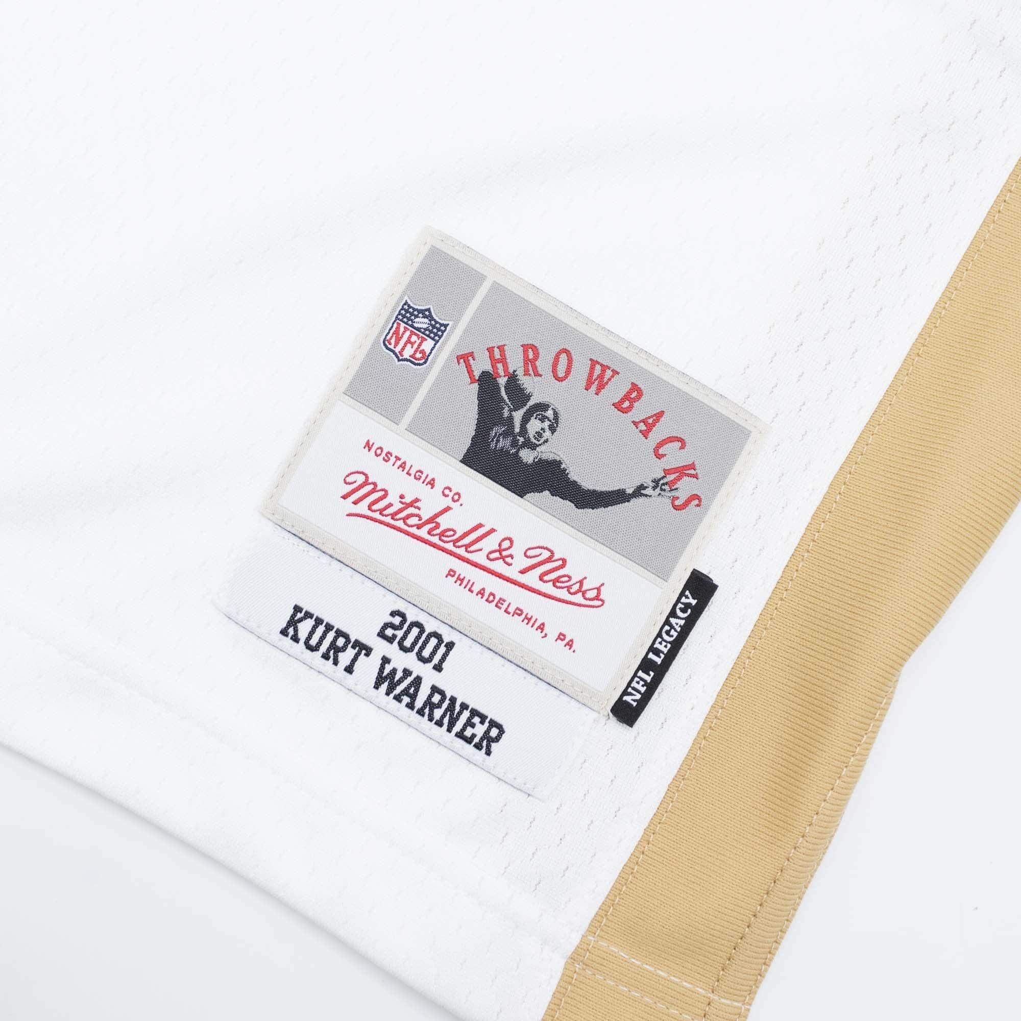 Mitchell And Ness Jerseys Kurt Warner Los Angeles Rams Mitchell & Ness NFL 01 Legacy Jersey - White