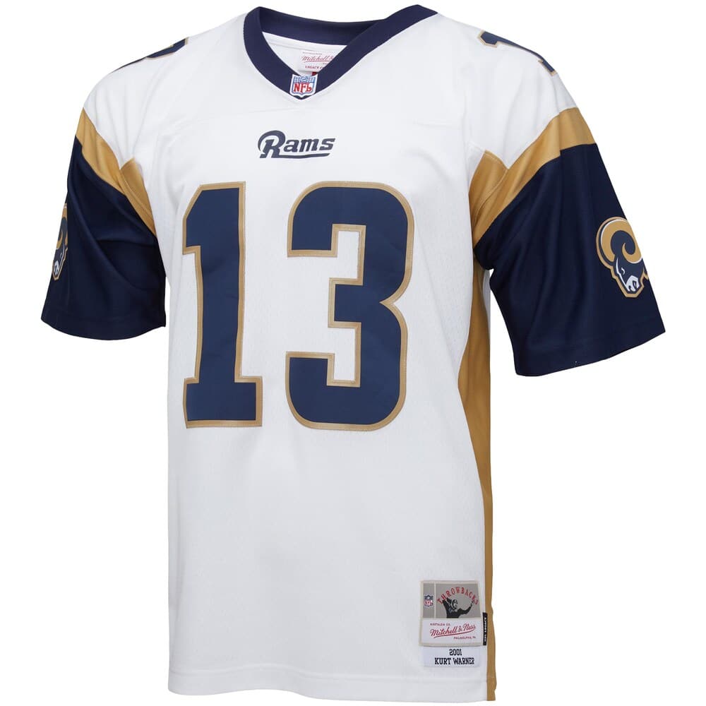 Mitchell And Ness Jerseys Kurt Warner Los Angeles Rams Mitchell & Ness NFL 01 Legacy Jersey - White