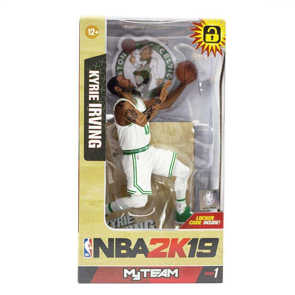 McFarlane Toys Figures Kyrie Irving Boston Celtics McFarlane NBA 2K19 Series 7" Figure - White
